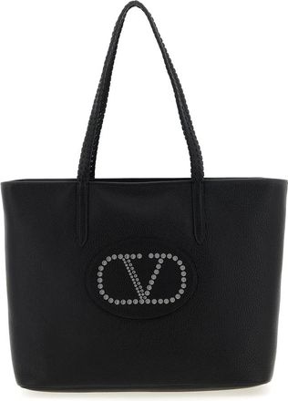 Valentino Garavani Nellc&ocirc;te Shopping Bag - Dames - Shoppers - Zwart - ONE Size - Leer - Tassen