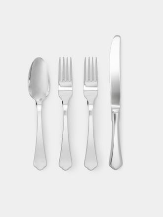 Astier De Villatte Naples Shiny-Finish Starter / Dessert Cutlery (Set of 4 Pieces)