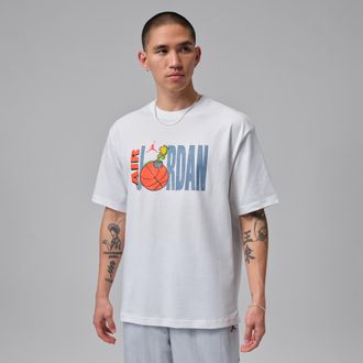 Nike Jordan Mens Jordan Graphic T-Shirt in White | IF3060-100