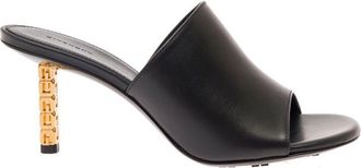 Givenchy Black Gold G Cube-shaped Heel