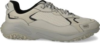 HUGO BOSS Sneakers con dettaglio in rete - Grigio
