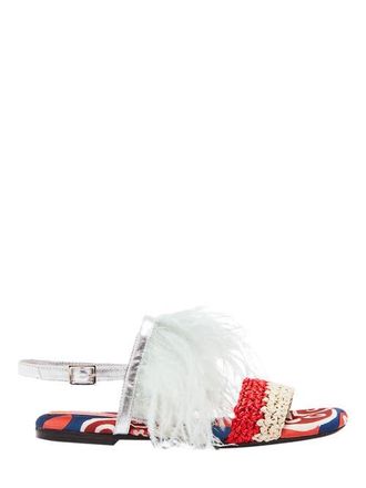 サンダル・ミュール La DoubleJ SS22 BRAID SLIDE SANDALS (SHO0005_FOD001COH0001) J.Crew: Odette Block Heel Twisted-knot Sandal In Leather For