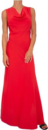 Twinset Rode Jurk - Dames - Avondkleed - Rood - XL - Polyester - Kleedjes