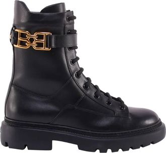 Bally Gioele Leather Army Boots, Brand Size 39 ( US Size 8.5 )
