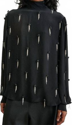 Rachel Comey Prina Top In Black Silver