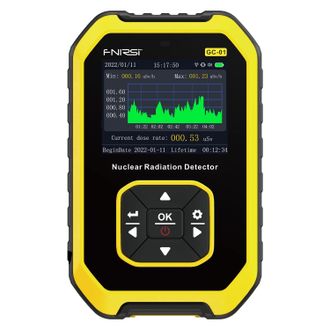 OEM Detector De Radiaci&oacute;n Geiger De Alta Gama, Dos&iacute;metro De Radiaci&oacute;n Nuclear Recargable, Monitor Port&aacute;til De Rayos X Beta Y Gamma Con Pantalla Lcd, Detec