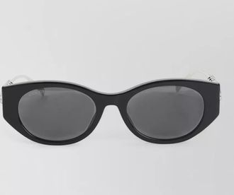 Gucci crystal embellished acetate cat eye sunglasses