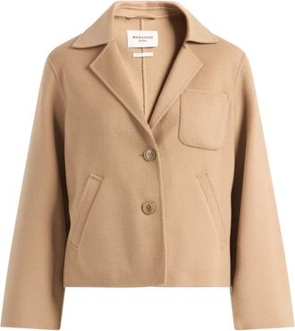 Max Mara Jassen, Dames, Beige, XS, Wol, Wkdpelota Jas