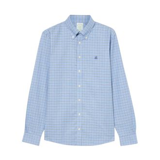 Brooks Brothers Heren, Overhemden, Blauw, Maat: S Fleece