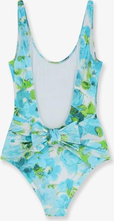 Chlo&eacute; Womens One-Piece Swimsuit Blue Polyamide Swimwear Sea Clothing