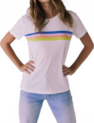 Chaser Retro Lightning Tee In White