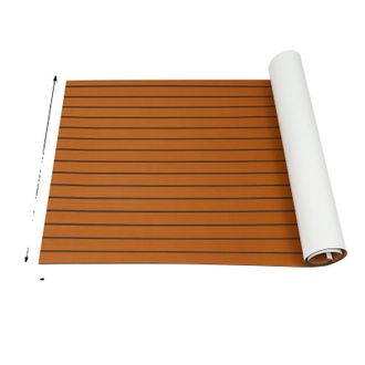 OEM Alfombrilla Para Barco, Antideslizante, Impermeable, F&aacute;cil De Limpiar, Color Marr&oacute;n