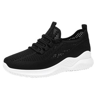 Generic Womens Arch Support Trainers, Womens Mesh Trainers, Classic Comfortable Sneakers Versatile Breathable Sneakers Casual and Lace-Up Running Shoes Low-To