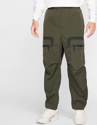 Nike Mens Tech Woven Cargo Pants in Green | HJ2940-355