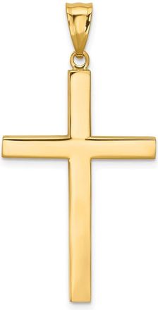 Diamond2Deal 14k Gold Latin Cross Pendant