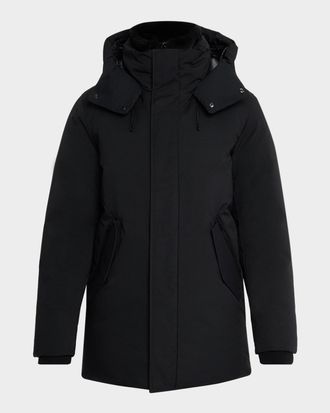 Mackage Mens Sullivan 2-In-1 Down Coat With Removable Bib