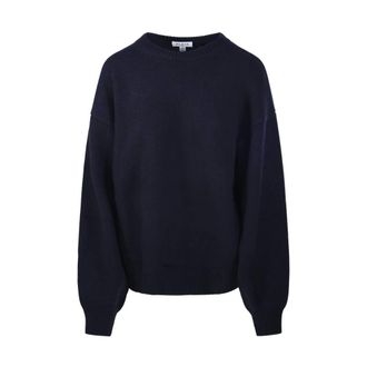 Alaia Jersey de cuello redondo - Knitwear - Mujer - Azul - M