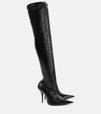 Balenciaga Stivali cuissardes Avenue in pelle