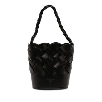 Prada Pre-owned Prada Vitello Intreccio Tress Bucket Bag Ladies 9Q0AASF0GR0I3AZK