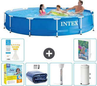 Intex Piscina Con Estructura Redonda - 366x76 Cm - 7-piezas S10