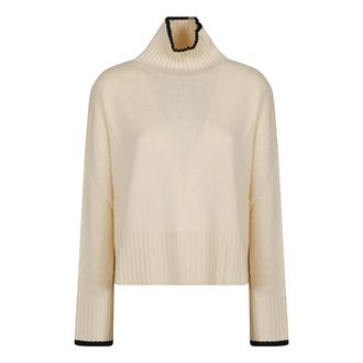 Pinko Falkland Turtle Neck Sweater - Dames - Coltruien - Beige - S - Truien & Vesten