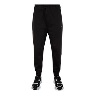 HUGO BOSS Broeken, Heren, Zwart, S, Katoen, Hadiko Jersey Broeken