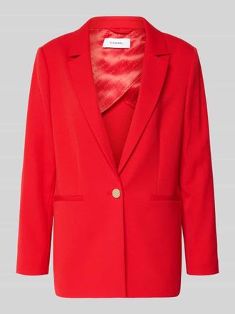 Comma Regular Fit Blazer mit Reverskragen in Rot, Gr&ouml;&szlig;e 34