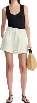 Apiece Apart Short Bari Short In Cream