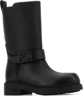 Fendi Womens Filo Boot Black Calf