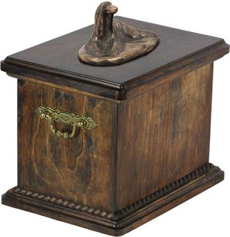 OEM Lebrel Afgano: Urna Para Cenizas De Perro, Urna Con Estatuilla, Urna Elegante De Estilo Cl&aacute;sico De Art-dog