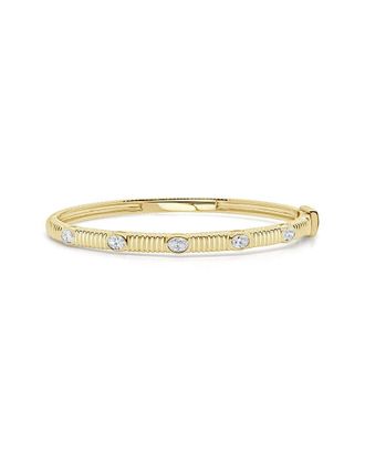 Sabrina Designs 14K 0.78 Ct. Tw. Diamond Bangle Bracelet