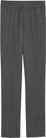 Ami Grey Straight Elasticated Trousers