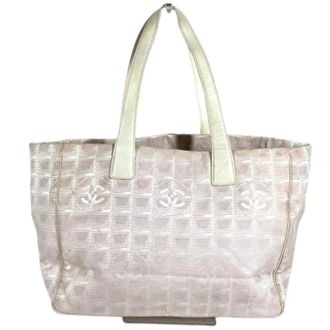 Chanel Pre-owned Tote Bags, female, Beige, Size: ONE SIZE Pre-owned Vintage Tote Bag