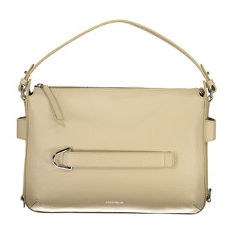 Coccinelle Shoulder Bags, female, Beige, Size: ONE SIZE Gretel Ribbon Bag