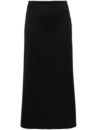 Maison Margiela Gonna midi a vita alta - Nero