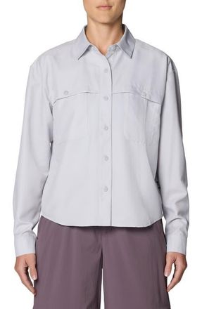 Mountain Hardwear Sun Drift Cooling Long Sleeve UPF 50+ Shirt in Grey Ice at Nordstrom, Size X-Small