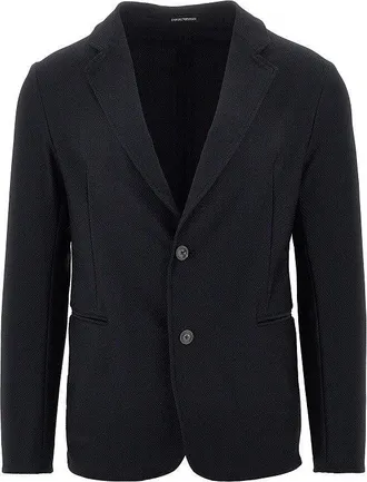 Emporio Armani Jacquard technical jersey jacket Man 46