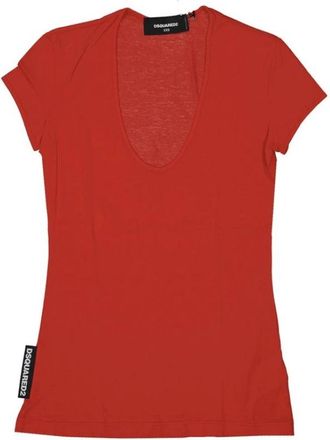Dsquared2 Tops - Dames - T-shirts - Rood - XS - Tops