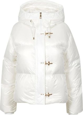 Fay Dames, Jassen, Wit, Maat: S Leer