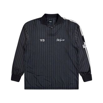 Yohji Yamamoto Long Sleeve Training Tops, male, Black, Size: L Elite 5 Long Sleeve Training Top