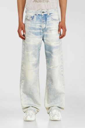 Diesel Relaxed Jeans Low Waist 2001 D-Macro, Light blue, Button fly