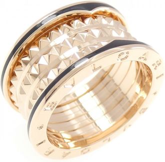 Bulgari Pink Gold (18K) Ceramic Band Ring (Pre-Owned)