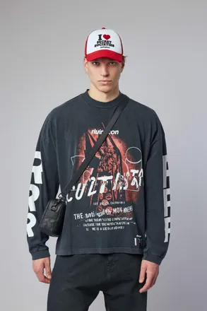 RRR123 Occultista Vintage LS Tee Vintage Black