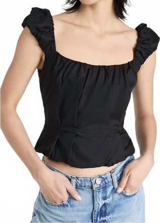 Lioness Almost Famous Cropped Top In Black