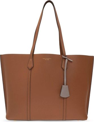 Tory Burch Perry Triple-Compartment Tote Bag - Dames - Schoudertassen - Bruin - ONE Size - Leer - Tassen