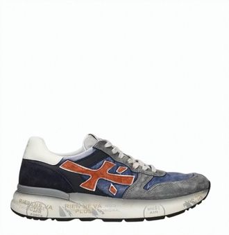 Premiata Suede Trim Lace Up Sneakers