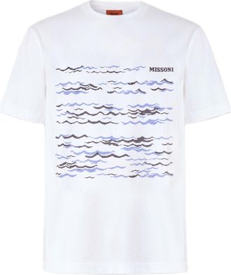 Missoni Wave Print Cotton T-shirt