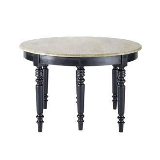 Maisons du monde Mesa de comedor redonda extensible de 6 a 14 personas L.125/325