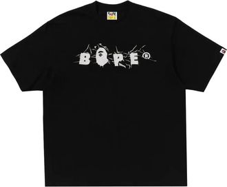 A Bathing Ape T-shirt con logo - Nero