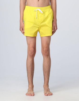 Dsquared2 Mens Icon Logo Swim Shorts Yellow Clothing > Beachwear